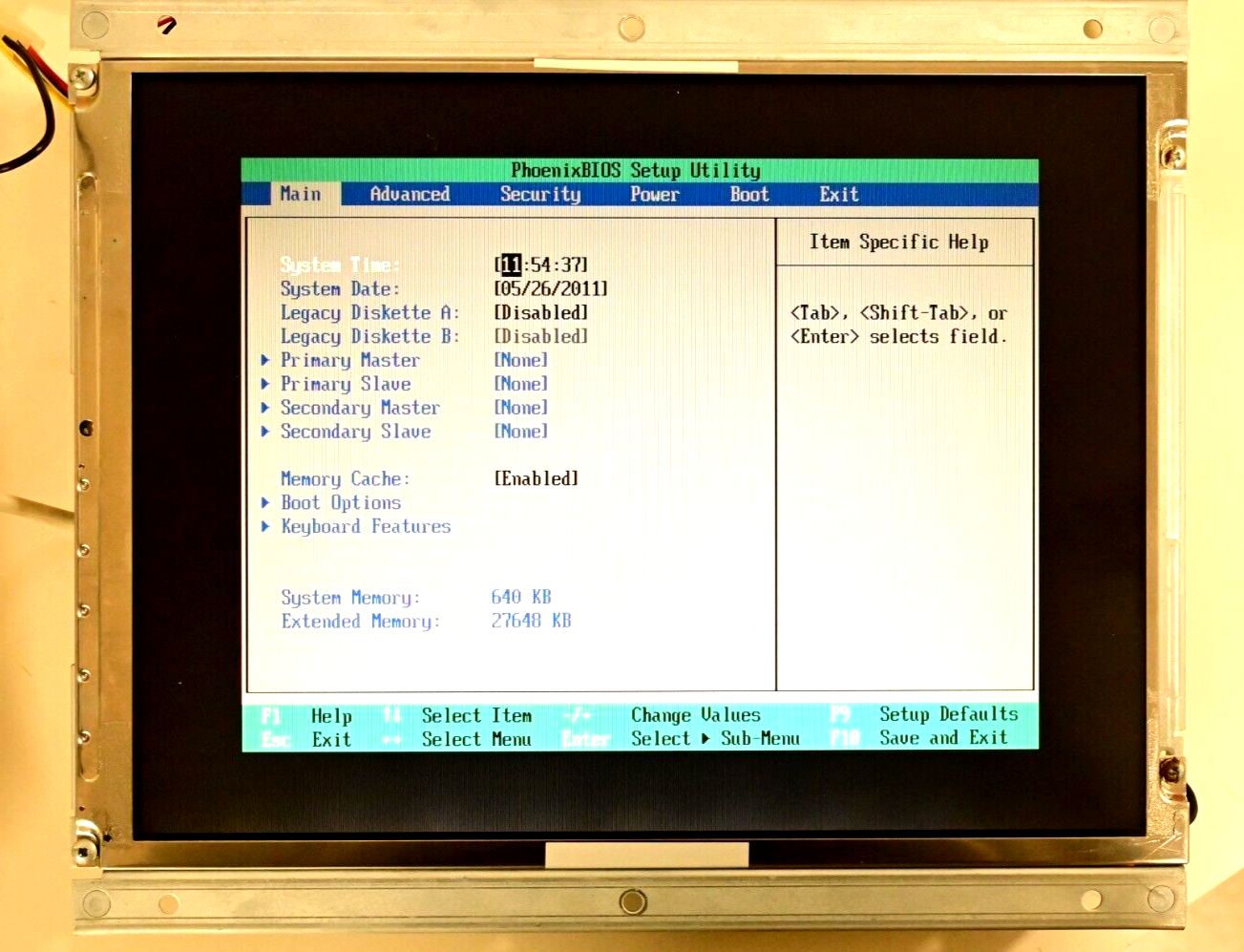 ZF Microsystems Single Board Computer PC Hitachi LCD Screen Vintage PC/104 PCI