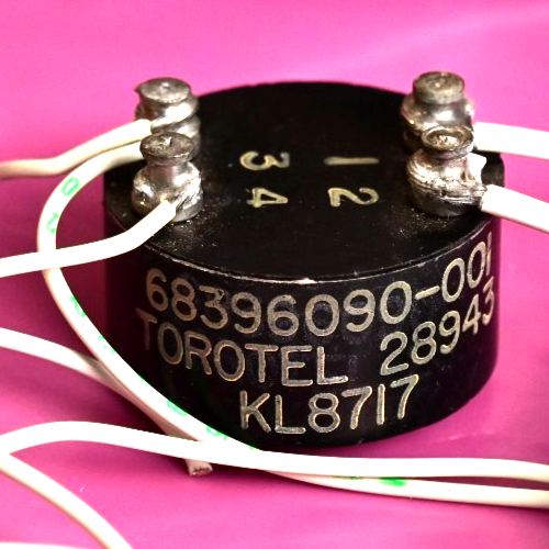 Lot of 6 Potted/Encapsulated Transformers TOROTEL Toroidal Military Elec. 1980s