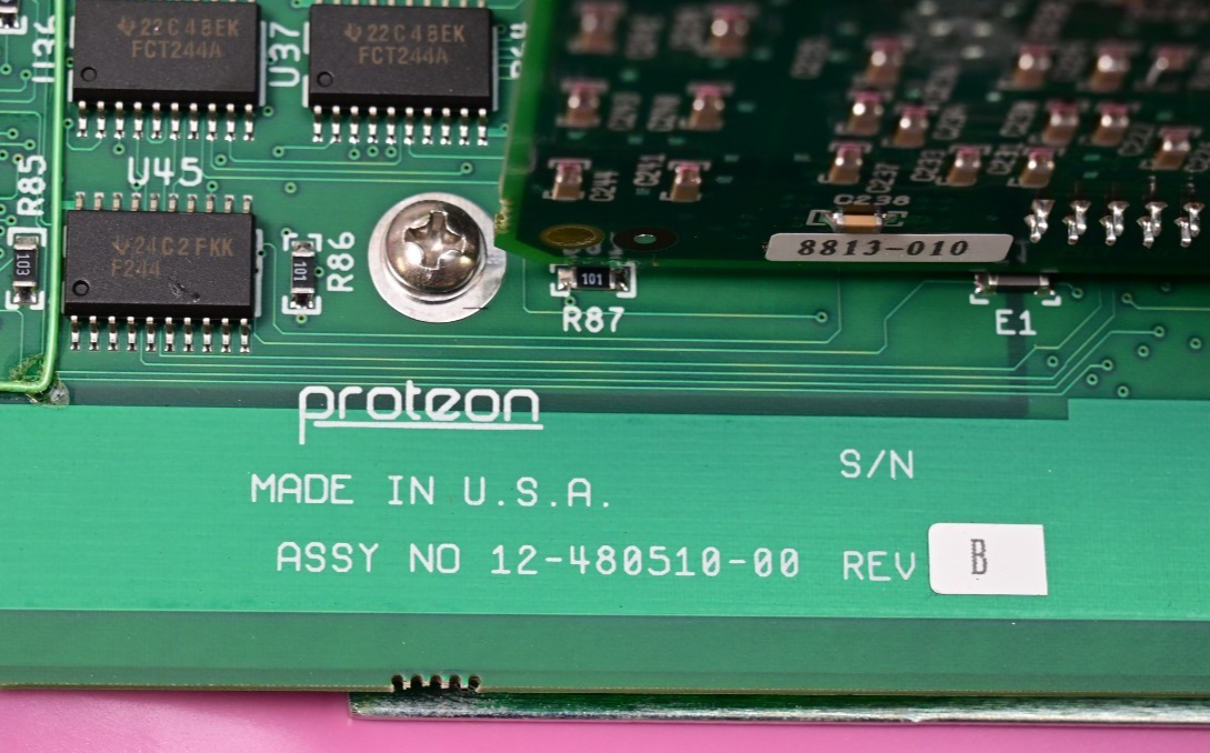 Proteon ProNET CNX 500 Router Quad Serial Card 12-480510-00 Vintage 1992 RS449