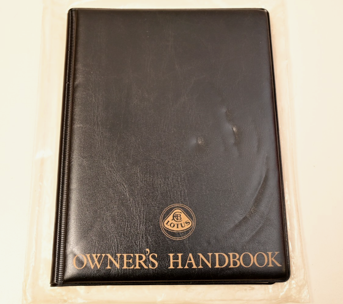 Lotus Esprit S1 Owner's Handbook NOS or Reprint? 1976 P/N A079T03242