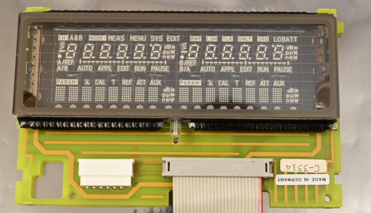HP 8156A Vacuum Fluorescent Display VFD PC Board 8153-66504
