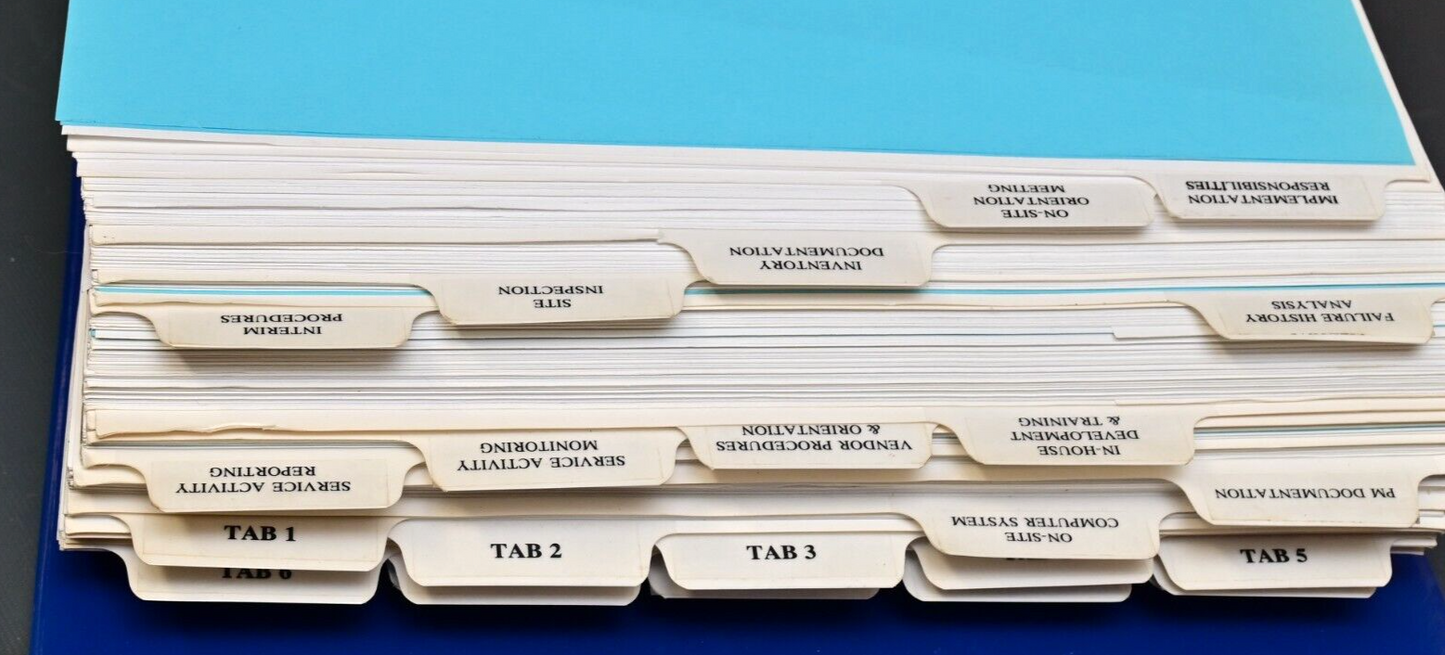 JANNX Medical Systems Asset Management Program Implementation Procedures Binder