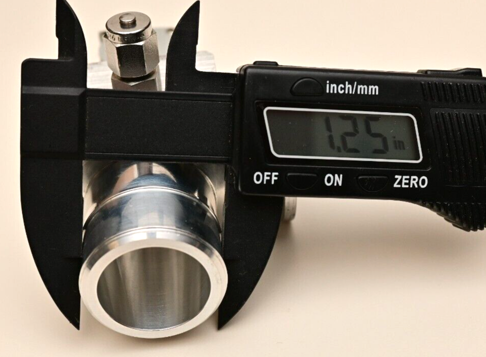 KF25/NW25 to 1.25" Vacuum Pump Hose Adapter Manifold w/ MPL503 Pressure Sensor
