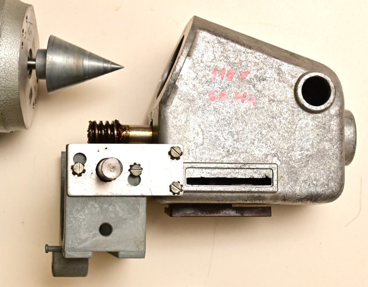 Heidolph 110V AC Motor w/ Variable Gearbox Assembly 1970s Germany