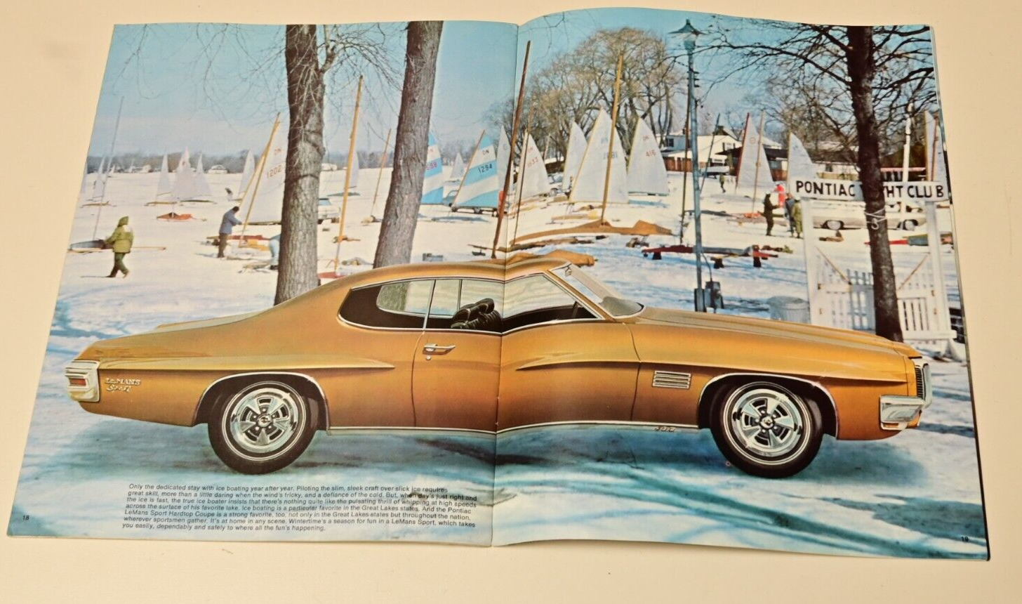 Pontiac Safari Dealer Brochure 1970? Catalina Lake Tahoe CA L&M Hanover PA