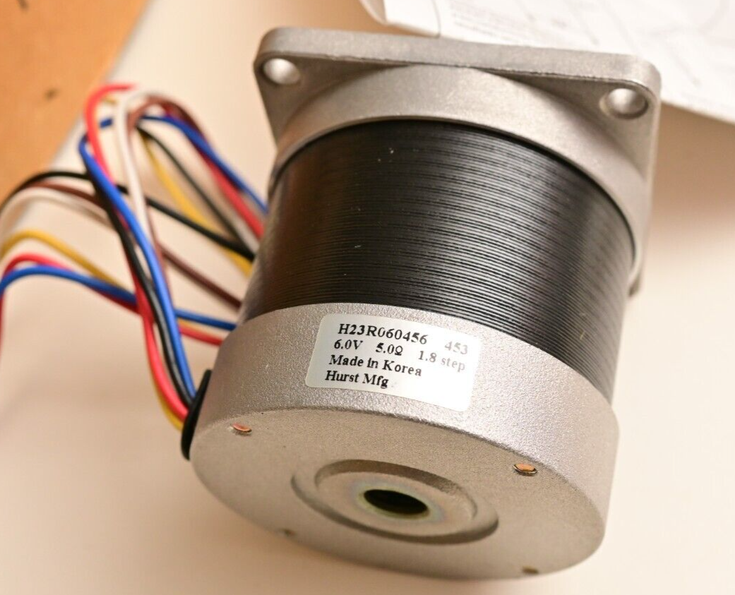 Hurst Emerson H23 Instrument Motor H23R060456 1.8° 6V 5Ω Stepping Motor NIB