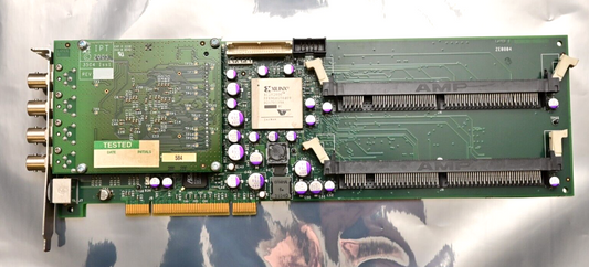 IPT 3101 Iss3 PCI Card w/ 4x BNC & SVideo Video/Studio Interface Card 35C4 Iss1