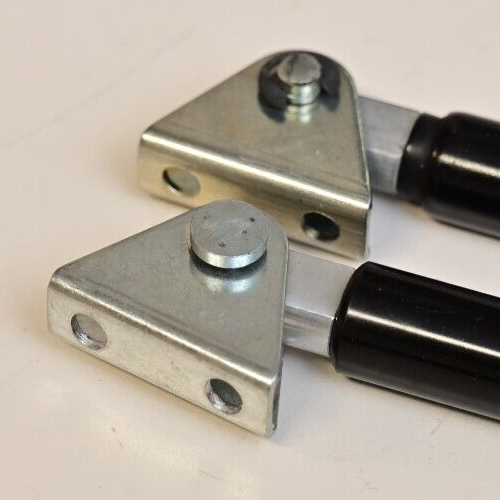 QTY 2 Gas Cylinder Support Rods w/ Mounts ~9-14" 120N Stockholms Fjader 16-1
