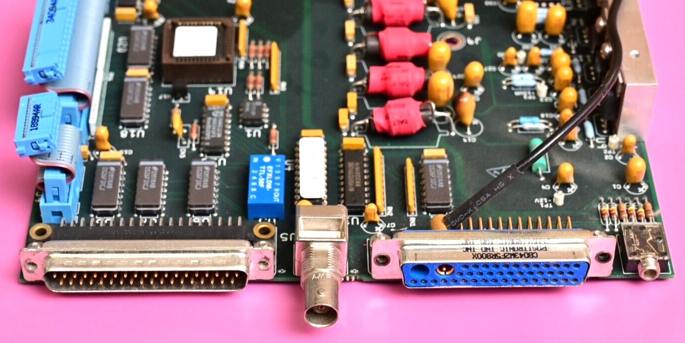 Vintage Kodak Camera Interface PC Board Grayhill Rotary Switches Positronic Gold