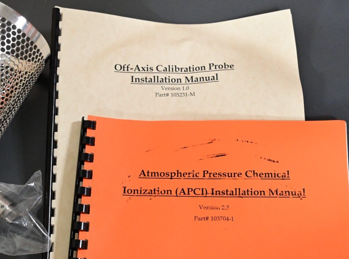 Analytica Mass Spectrometer APCI Source Lot w/ Calibration Probe Newport Stages