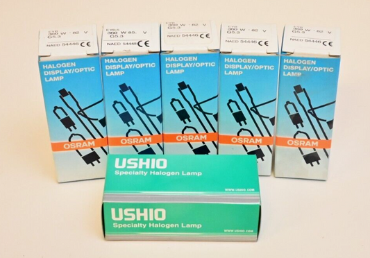 Lot of 6 Halogen Lamp Bulbs 360W 82V/86V EYB EYB-5 Osram Ushio NIB