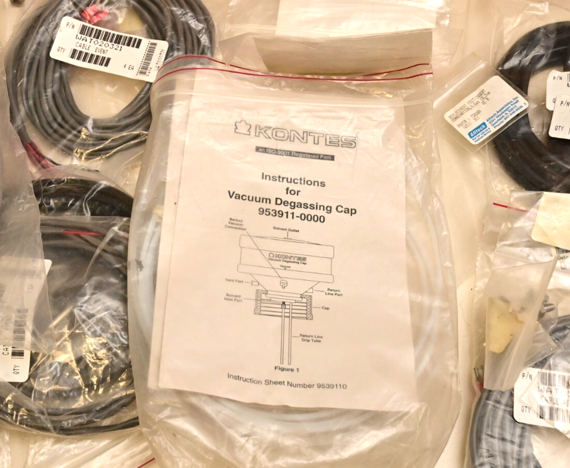 Waters HPLC Spares NOS Cables Fuses Fittings Column Heater Gene Codes SW Keys