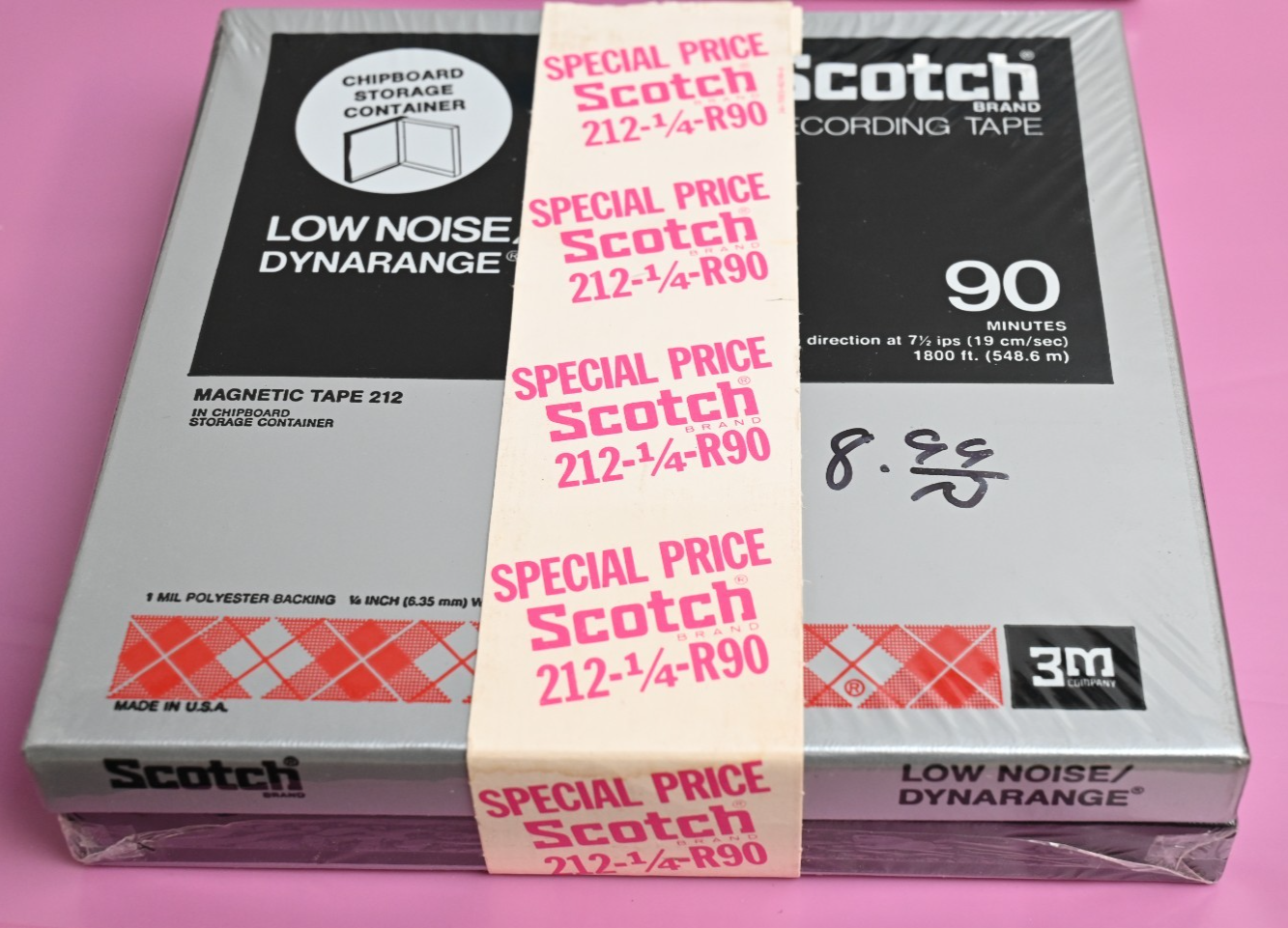 Lot of 3 "Sealed" Reel-to-Reel Tapes Scotch Realistic Low Noise 1/4" See Notes!