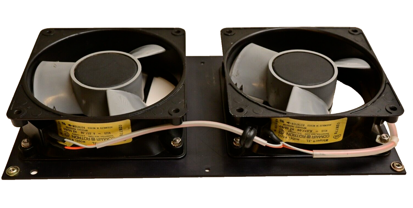 QTY 2 Comair Rotron Whisper-XL Cooling Fans WX2A1 115VAC 0.07A Plate Mounted