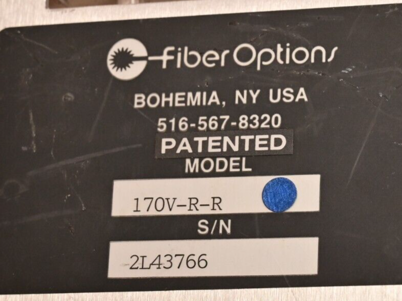 Fiber Options Vintage Fiber Optic Receiver Card 170V-R-R *BAD*