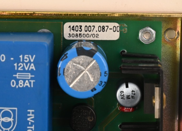 MarXperts Mar345 15V Safety Isolating Transformer PCB w/ Block FL 24/15 115VAC