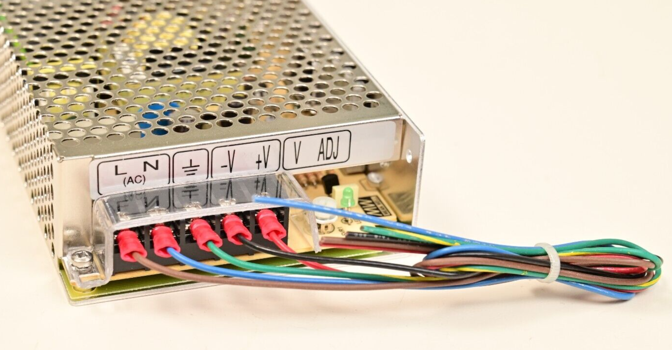 Mean Well S-60-24 DC Power Supply 60W 24V@2.5A 100-240VAC Input