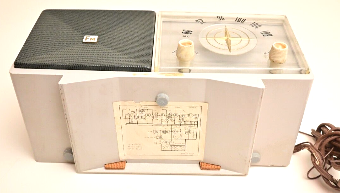 Rare Vintage Seico / National Tube FM Radio Japan 88-108MHz 6-Tube Needs Repair