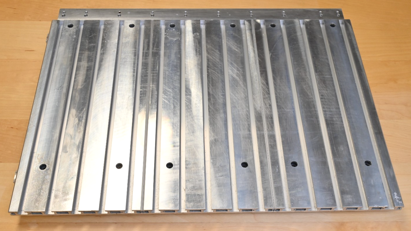 Gravograph IS6000 Rotary Engraver T-Slot Aluminum Extrusion Bed 28x20 Aluminum