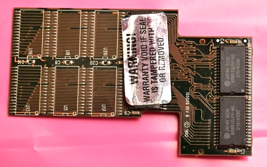 Vintage Apple/Mac Memory Card 1992 105059 REV B
