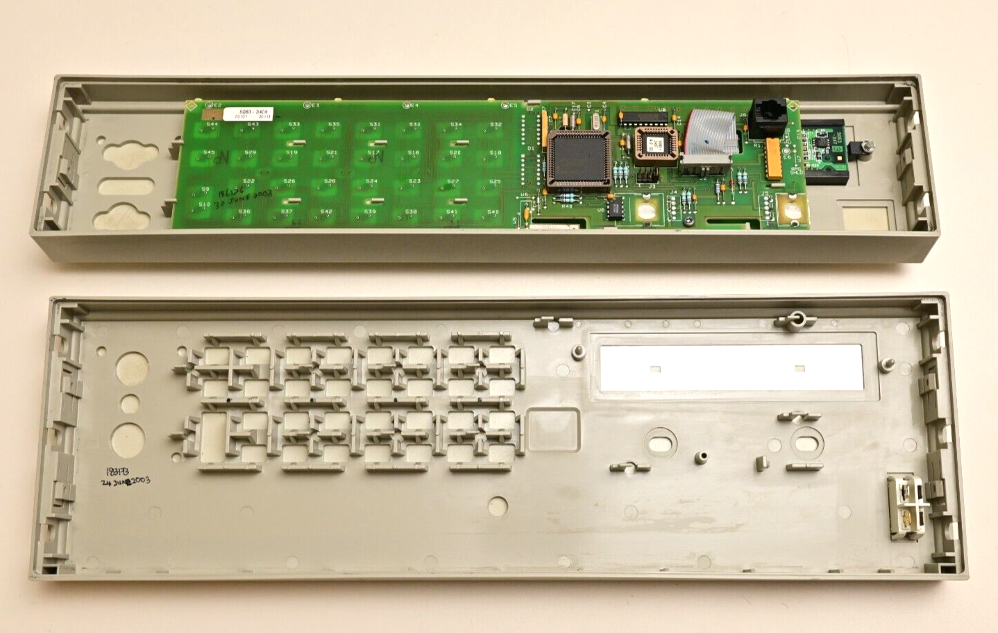 Agilent 6692A Power Supply Front Panel 2-Piece HP/Keysight LCD Keypad 5063-3473