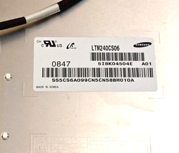 Samsung LTM240CS06 24" LCD w/ Backlight Untested