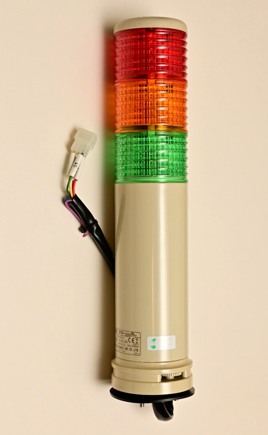 Schneider/Arrow Red/Amber/Green Tower Light with Buzzer 24V AC/DC LEMGWB-24 12"