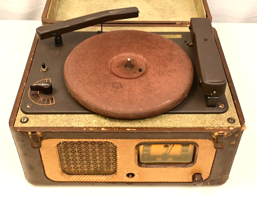 Wards Airline Radio Recording Lathe Record Cutter Model 14BR-629A Antique Wood