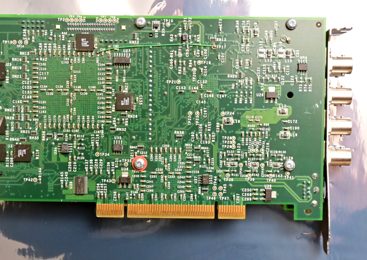 IPT 3101 Iss3 PCI Card w/ 4x BNC & SVideo Video/Studio Interface Card 35C4 Iss1
