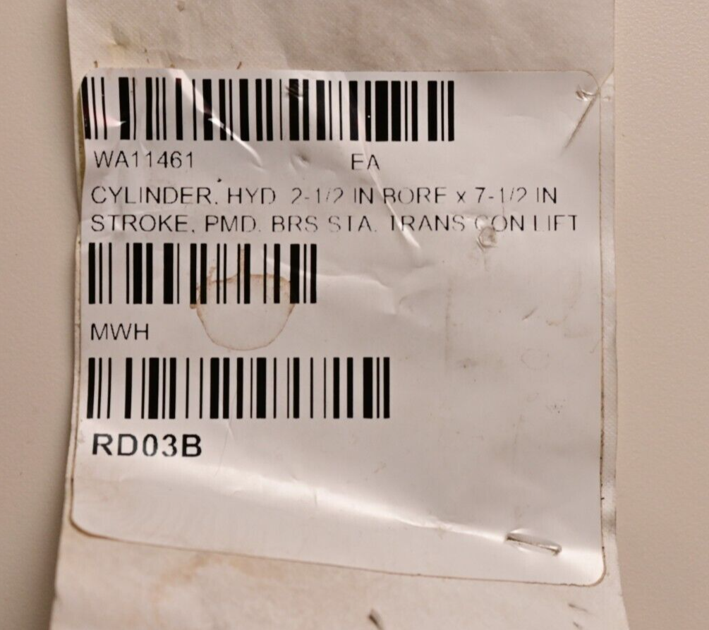Parker Hydraulic Cylinder 2.5"x7.5" Series 2H 3000PSI CD2HLTVS14AC PEPPERL+FUCHS