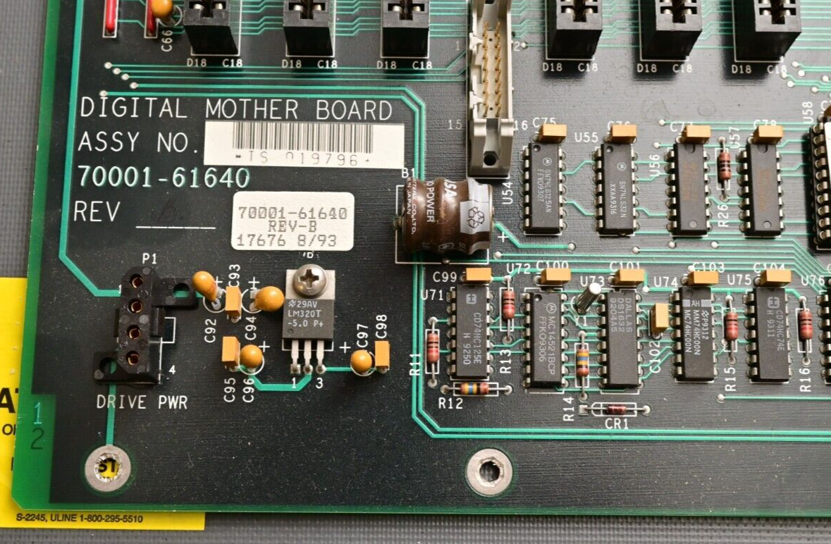 Finnigan TSQ7000 Digital Motherboard Assembly ISA Bus Analog Devices ICs Gold