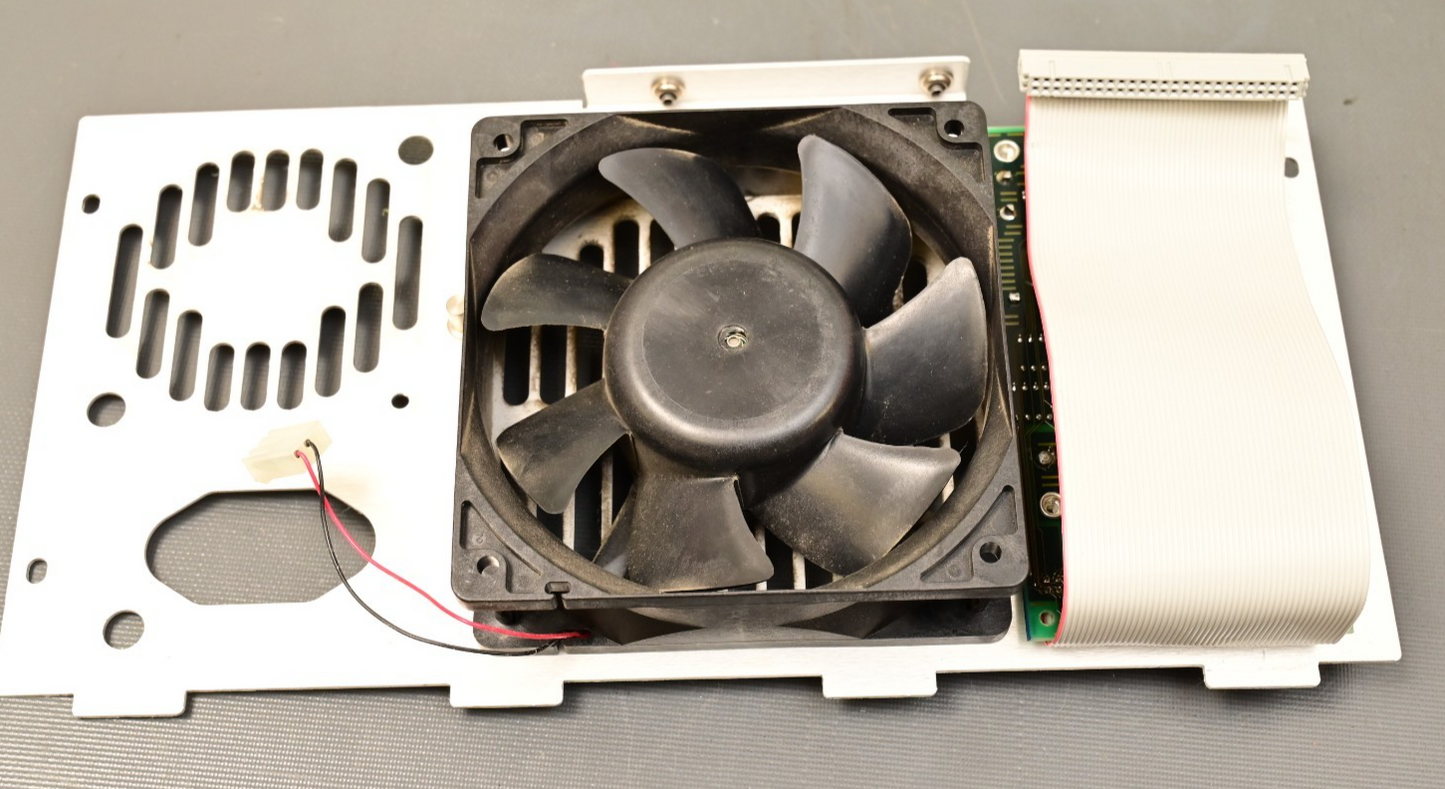 HP 64700B Emulator Rear Panel w/ Fan AUI/Token Ethernet Connectors