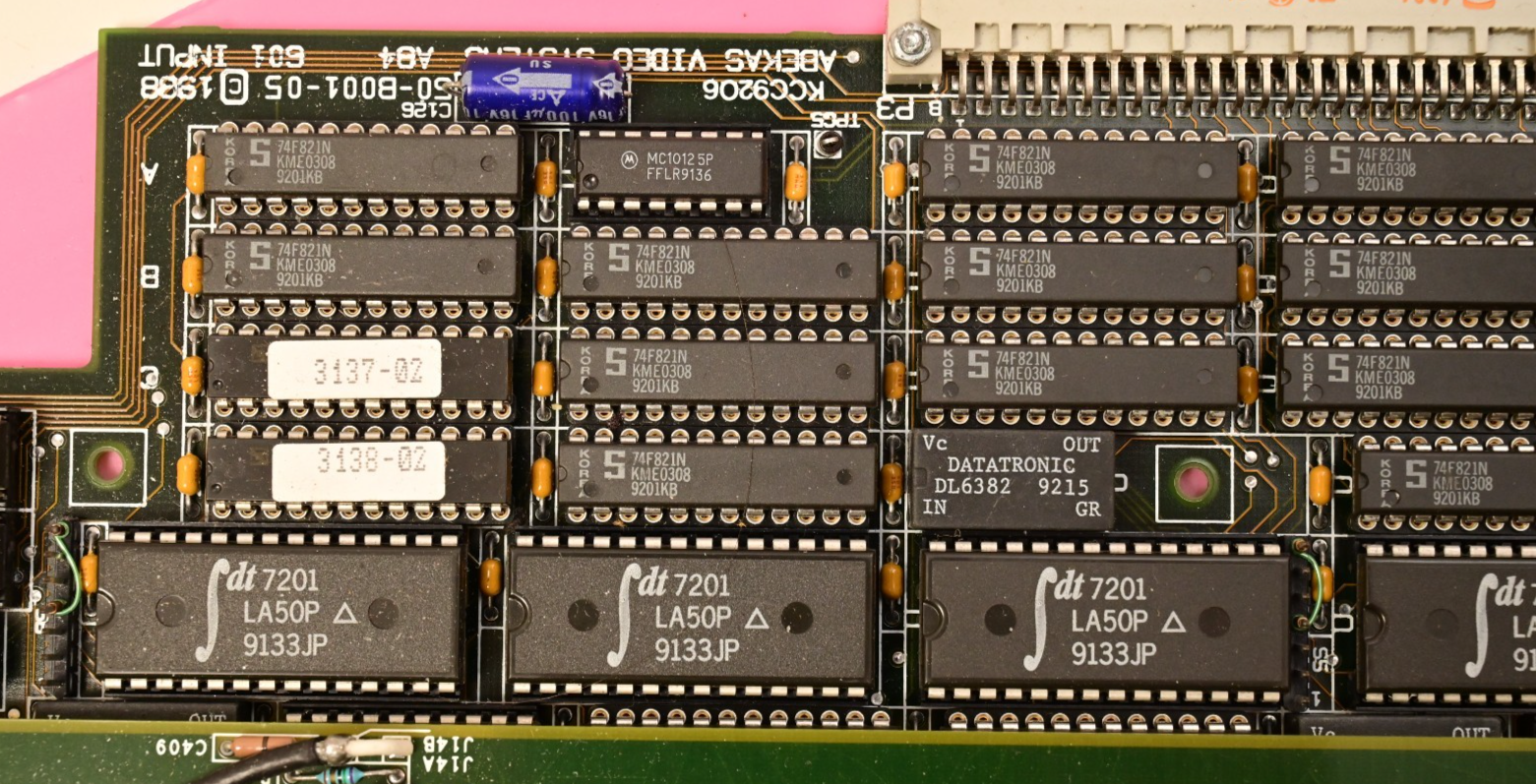 Abekas Video Systems A84 Serial Video Input Interface Sony SBX1602 IDT 7201LA50P