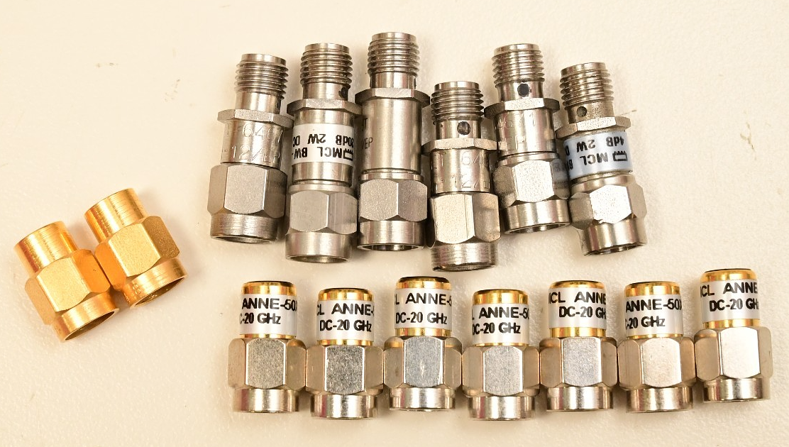 QTY 15 SMA-m Attenuators & Terminations 18GHz 20GHz Inmet Mini-Circuits Agilent