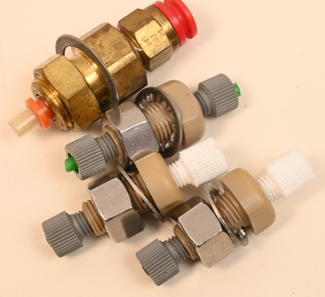 Eksigent Sciex MicroLC HPLC Fittings Sample Loops VALCO Valves Parker Adapters