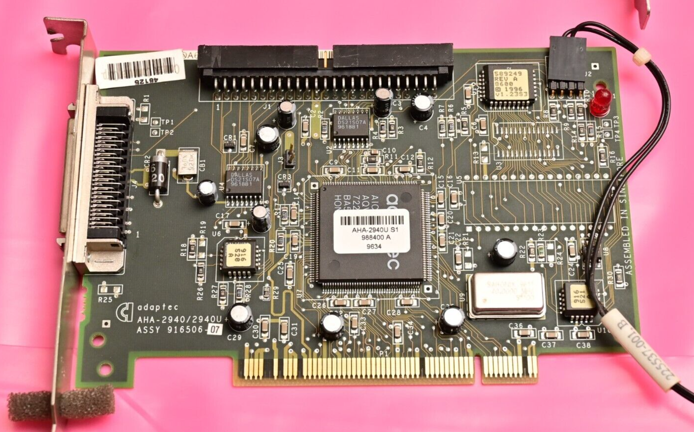 QTY 6 Vintage SCSI Cards ISA PCI Adaptec AHA-2940 AHA-2930 Seagate HP PE Logic