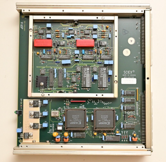 Sciex API 100 Mass Spectrometer QPS Exciter Card Analog Devices AD569JN 015650-B