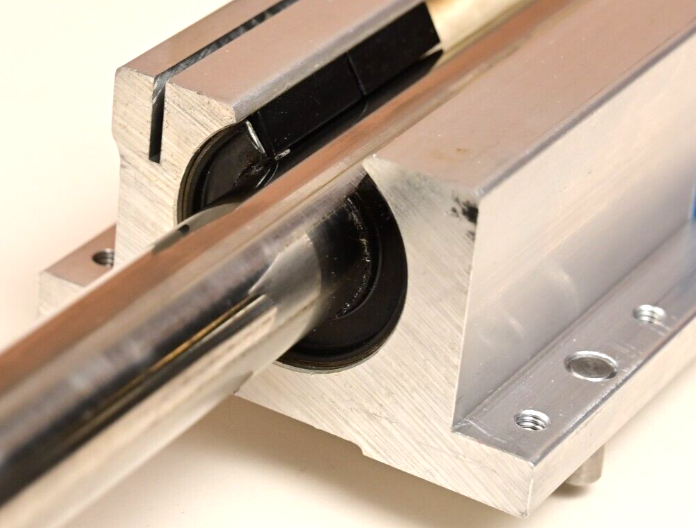 44" x 3/4" Shaft w/ 2 Thomson SSUTWNO 12 Pillow Block Ball Bushing Bearings