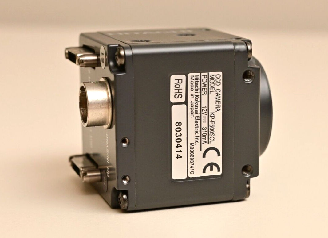Hitachi KP-F500SCL 2/3" CCD 5MP Machine Vision Camera C-Mount Dual CameraLink