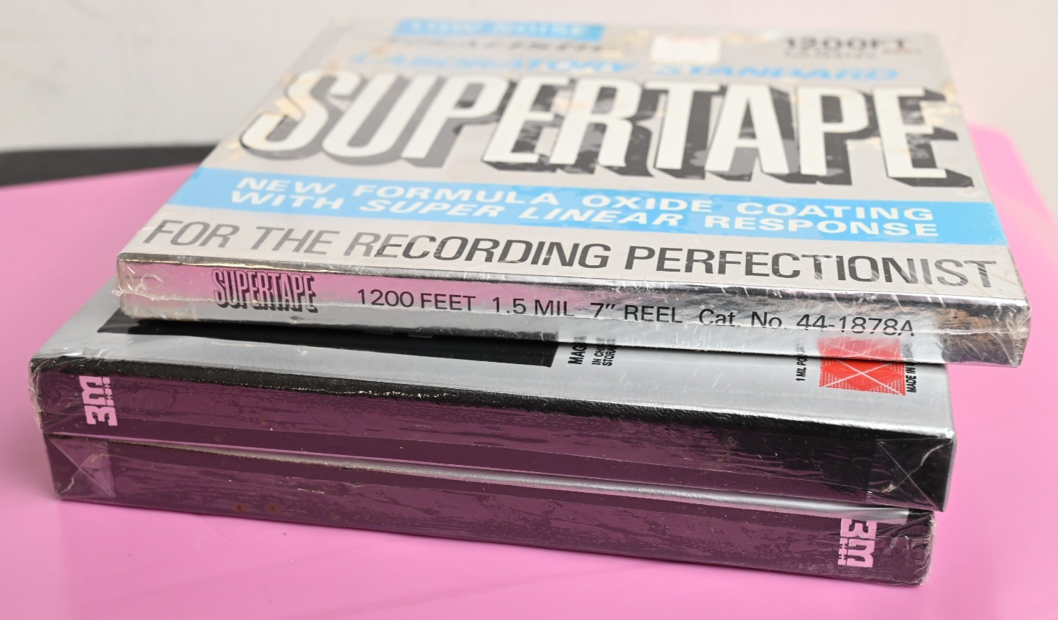 Lot of 3 "Sealed" Reel-to-Reel Tapes Scotch Realistic Low Noise 1/4" See Notes!