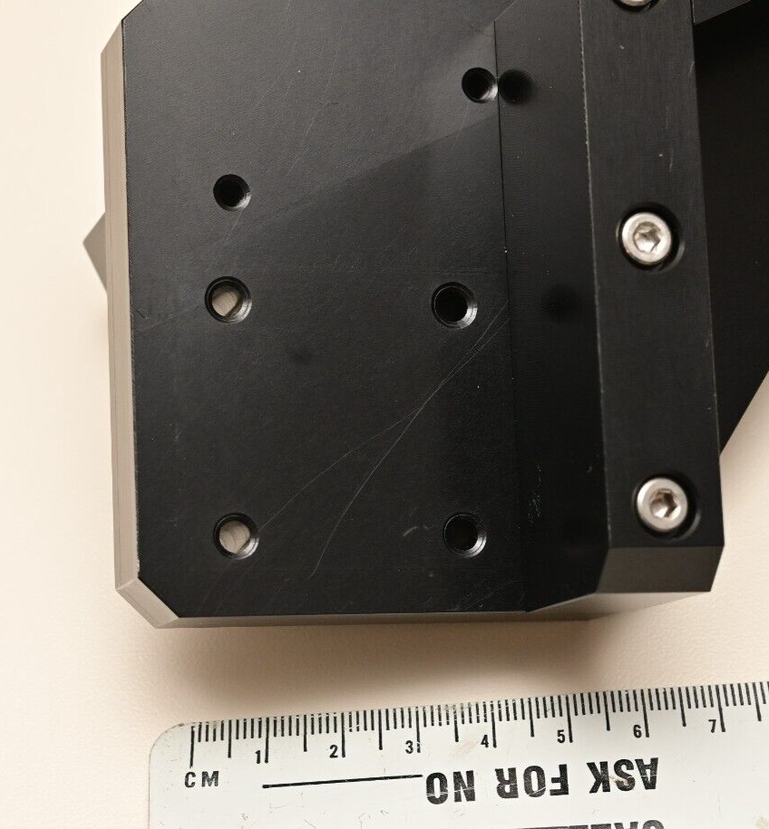 Heavy Duty Machine Vision Camera Stage Mount/Bracket Anodized Aluminum 65° Angle