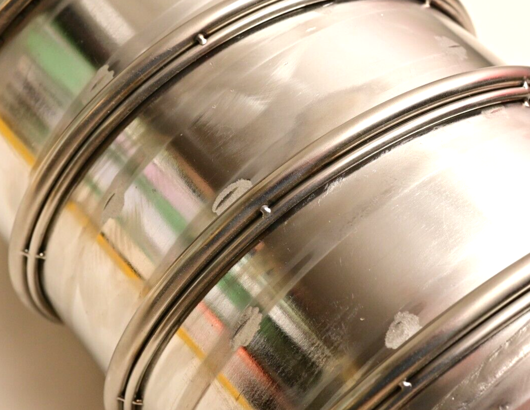 4L Stainless Chilling Vessel Reducer 6" to 1.5" Flange Sanitary Condenser Coil