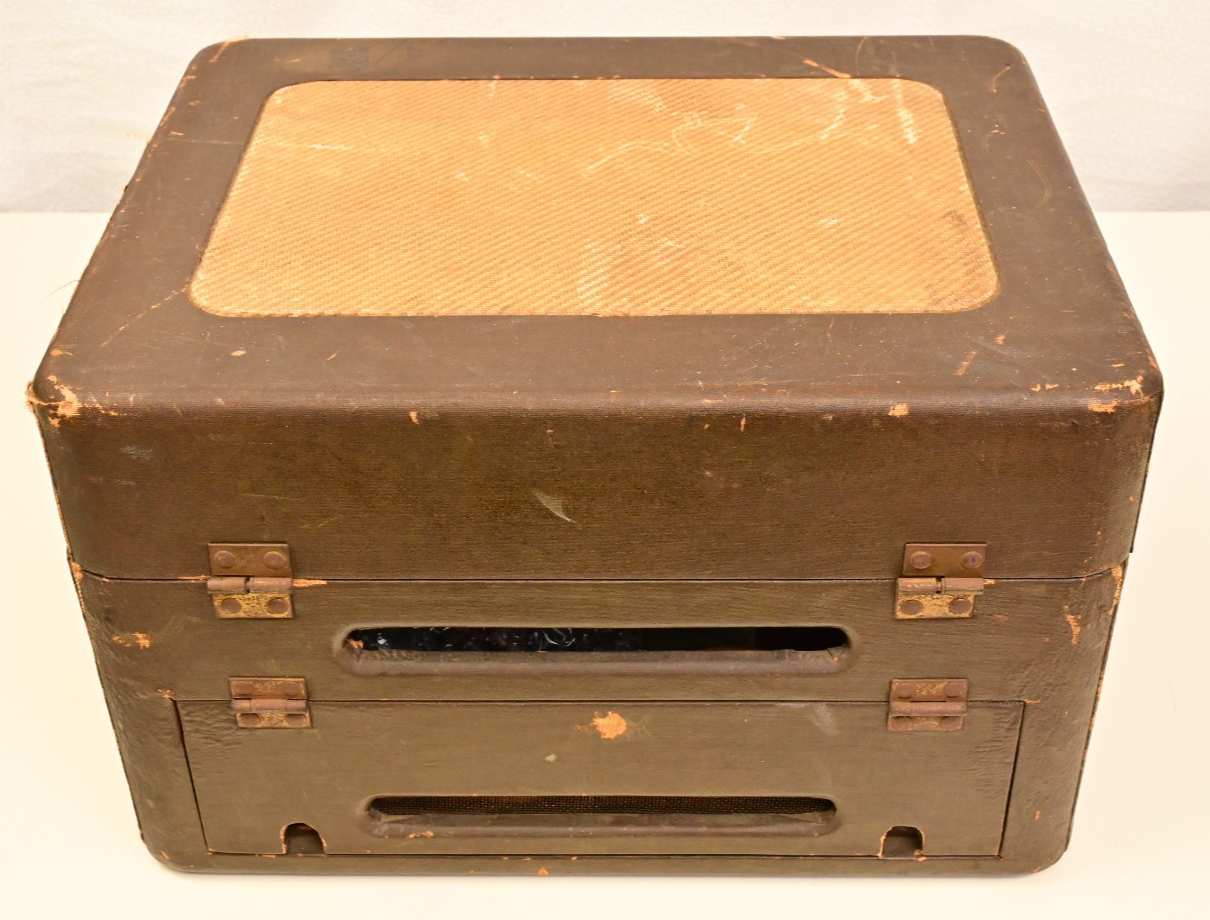 Wards Airline Radio Recording Lathe Record Cutter Model 14BR-629A Antique Wood