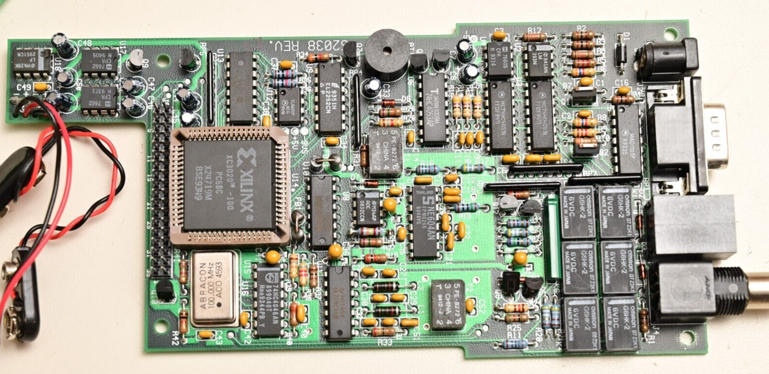 Vintage Electronics PC Boards & LCD Module Samsung SMC-1640A Omron Relays EPROM