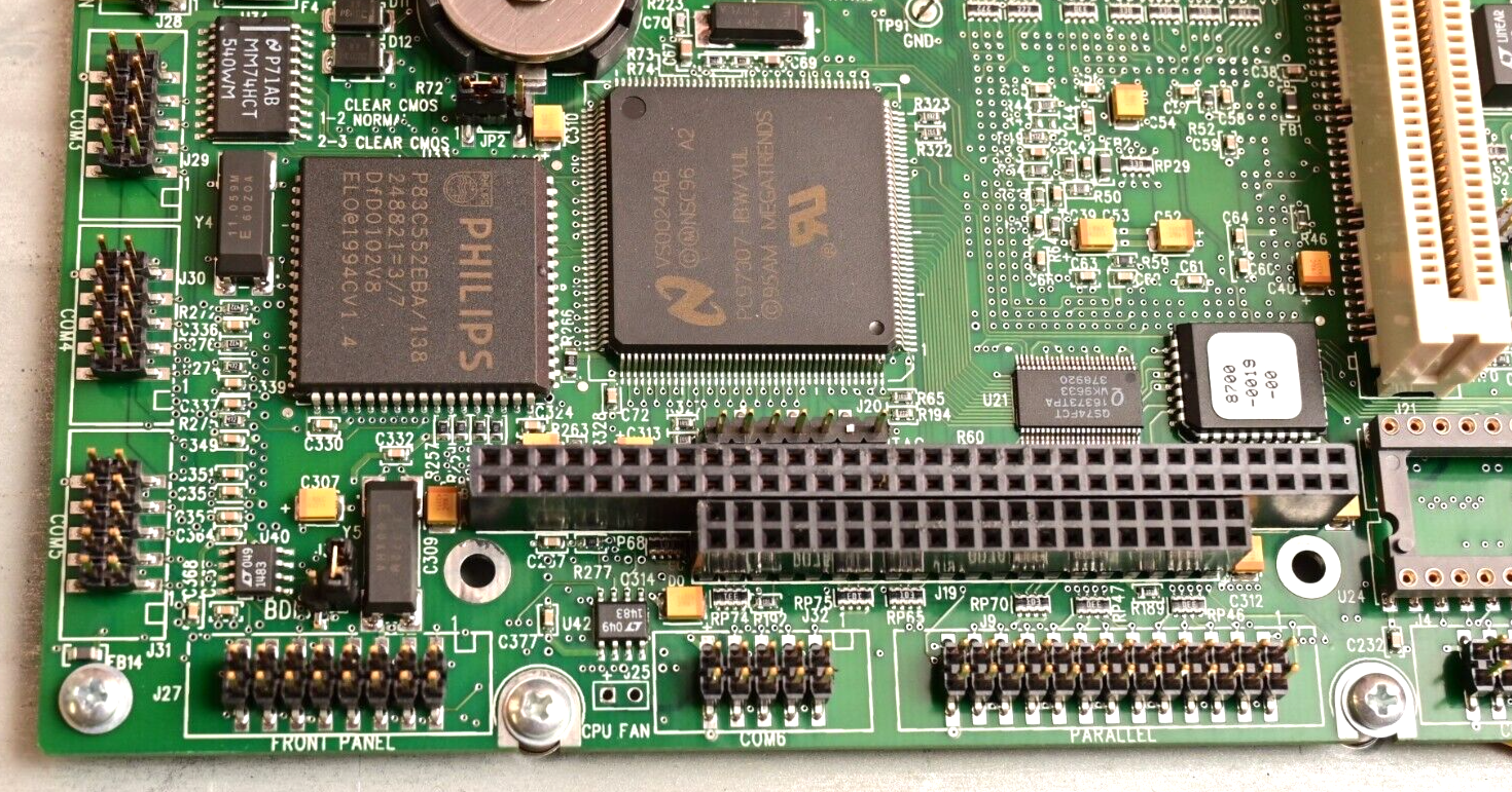 ZF Microsystems Single Board Computer PC Hitachi LCD Screen Vintage PC/104 PCI