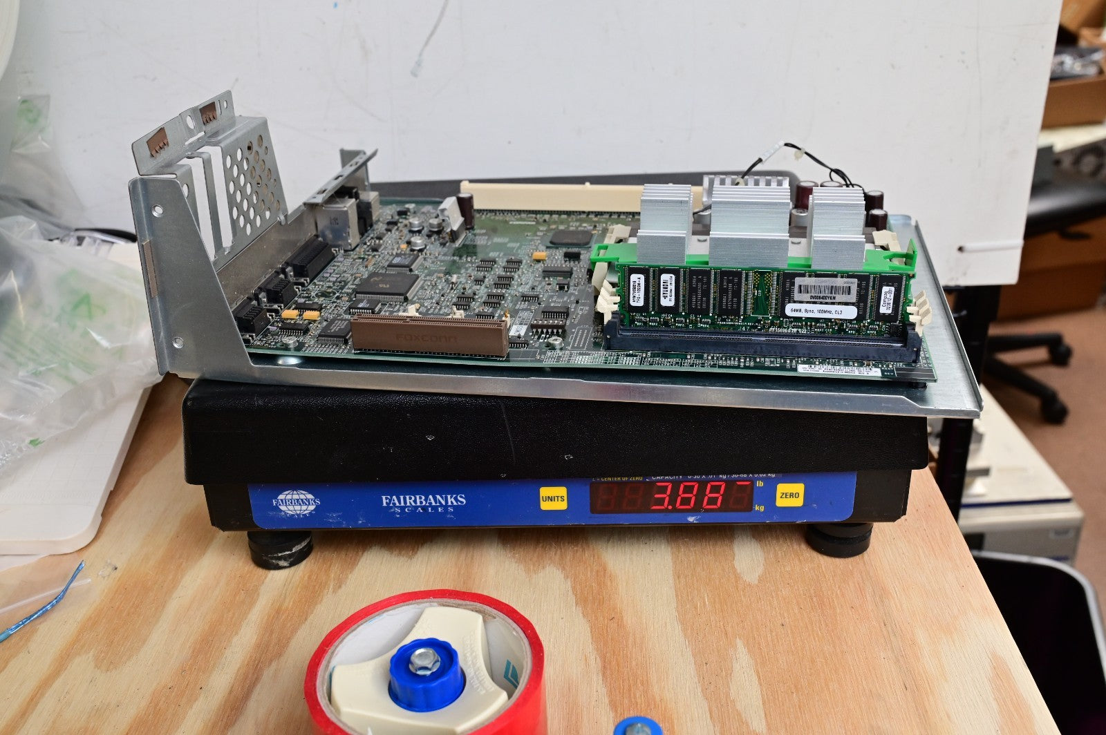 Vintage Compaq Deskpro P3/600 Motherboard w/ RAM ~1999/2000 Tested 010561-101