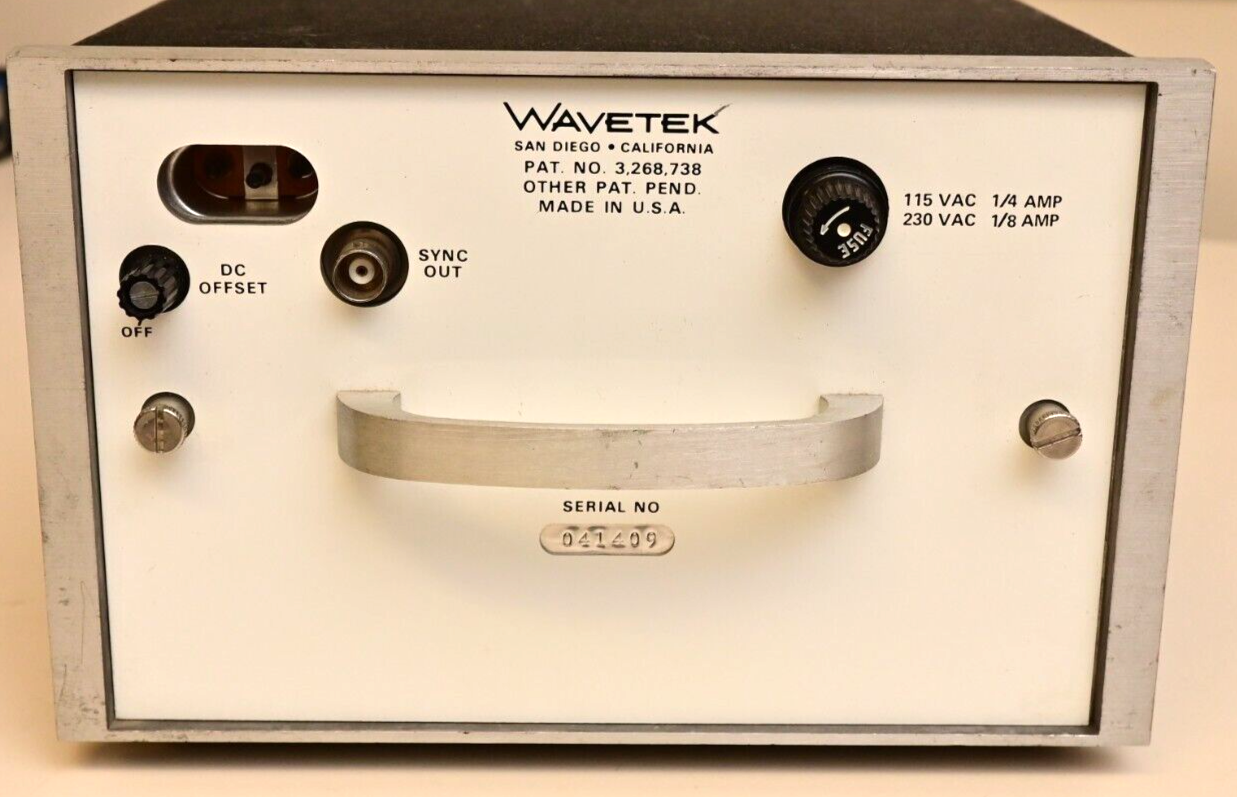 Vintage Wavetek Model 136 VCG/VCA Generator ex-US Govt Harry Diamond Labs
