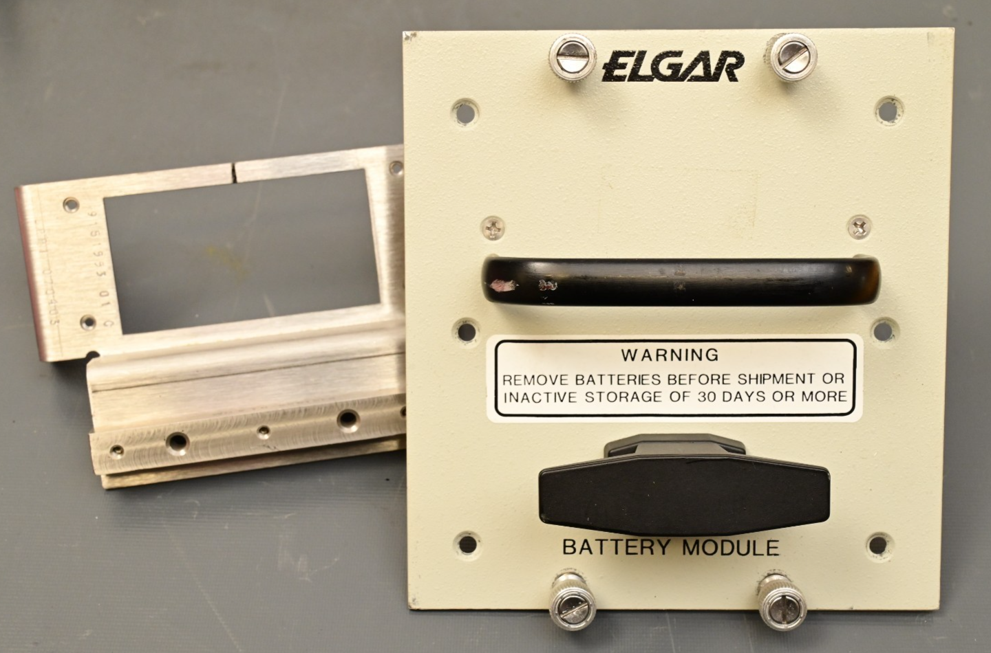 ELGAR 5151502-01 Battery Module Front & Rear Hardware Southco Turn Latch
