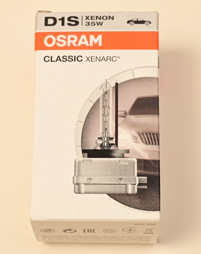 OSRAM D1S Xenon Classic Xenarc 35W 66140CLC HID Xenon Bulb NOS Volvo