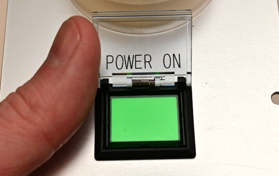 ON/OFF and Emergency Stop Panel Industrial Idec HA-C20 Omron A165E-02 6.5"x3.5"